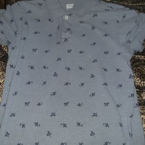 Aeropstale Grey dark blue polo